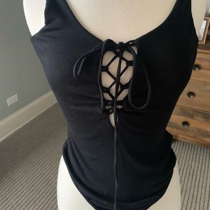 Lace up bodysuit